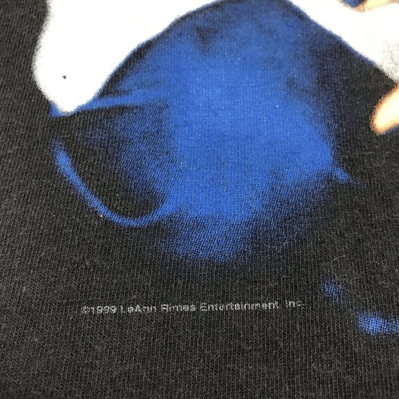 Leann Rimes Vintage 1999 90's T Shirt Size XL All Sport Tag - Picture 5 of 6